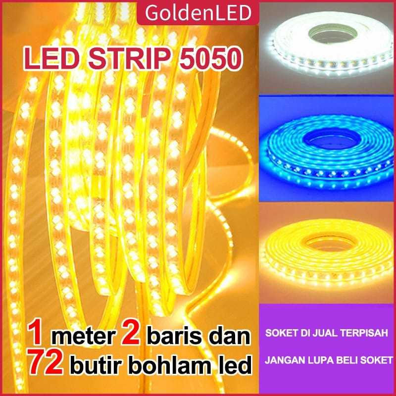 Golden LED Strip Light Meter 1M-100M Indoor Outdoor | Shopee Malaysia