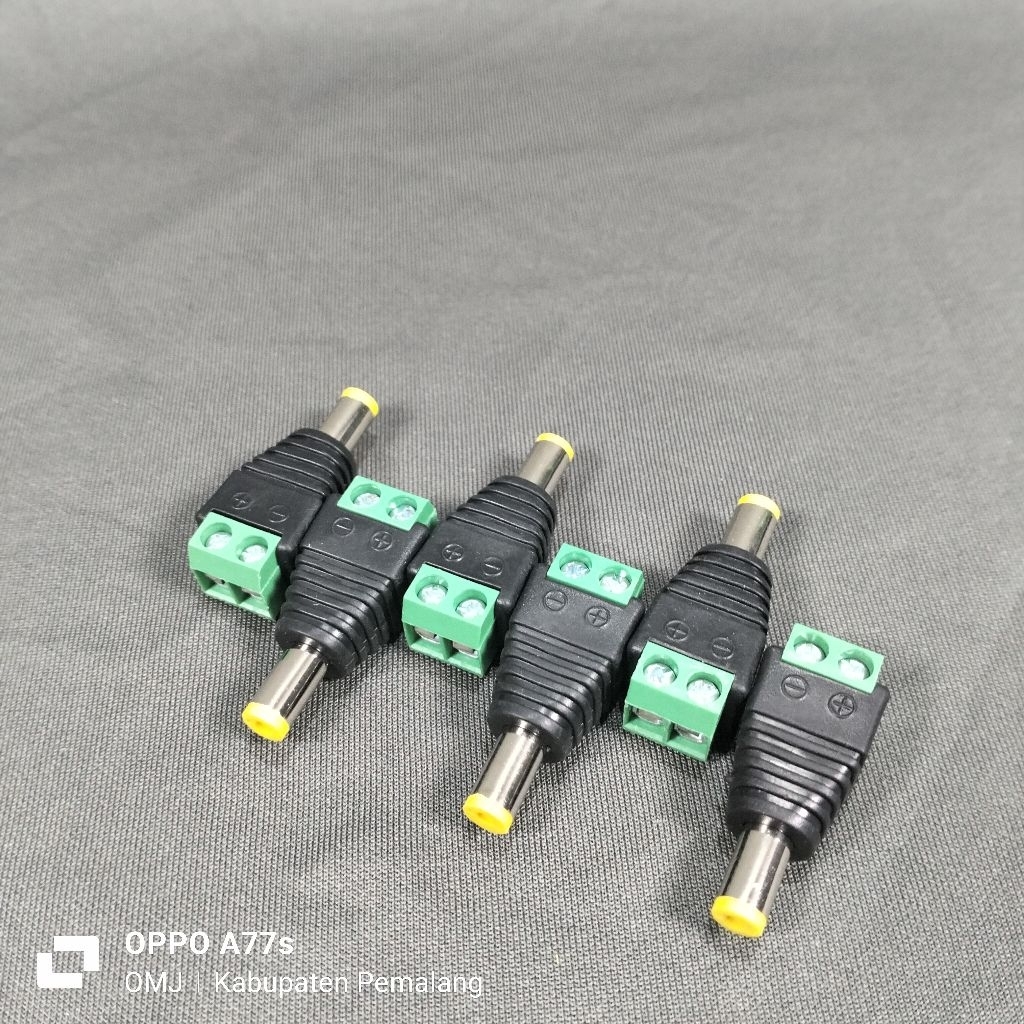 Konektor Jack DC Male Kuning Eceran/Jack DC lakinya | Shopee Malaysia