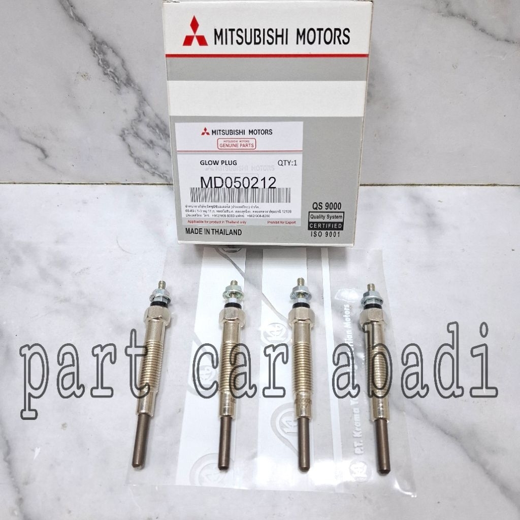 Glow Plug Heater 1 Set/ 4 Pcs Mitsubishi L300 L200 Strada Diesel 12V ...