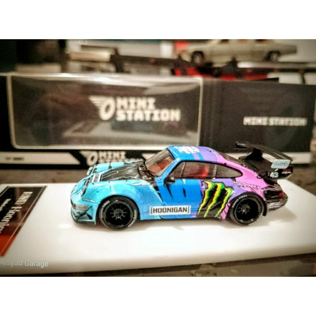 Detected Mini Station Porsche RWB 911 Hoonigan Monster Energy Livery ...