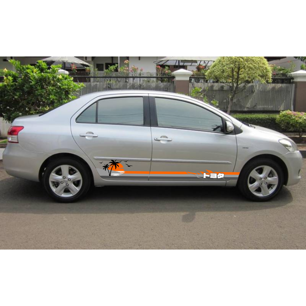 Toyota VIOS BEACH THEME CAR CUTTING STICKER | Shopee Malaysia