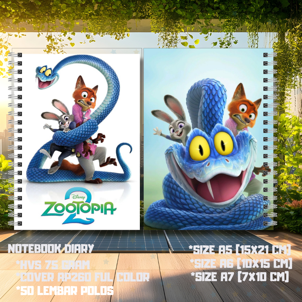 Zootopia/ Notebook Notebook Custom/ Note Book | Shopee Malaysia