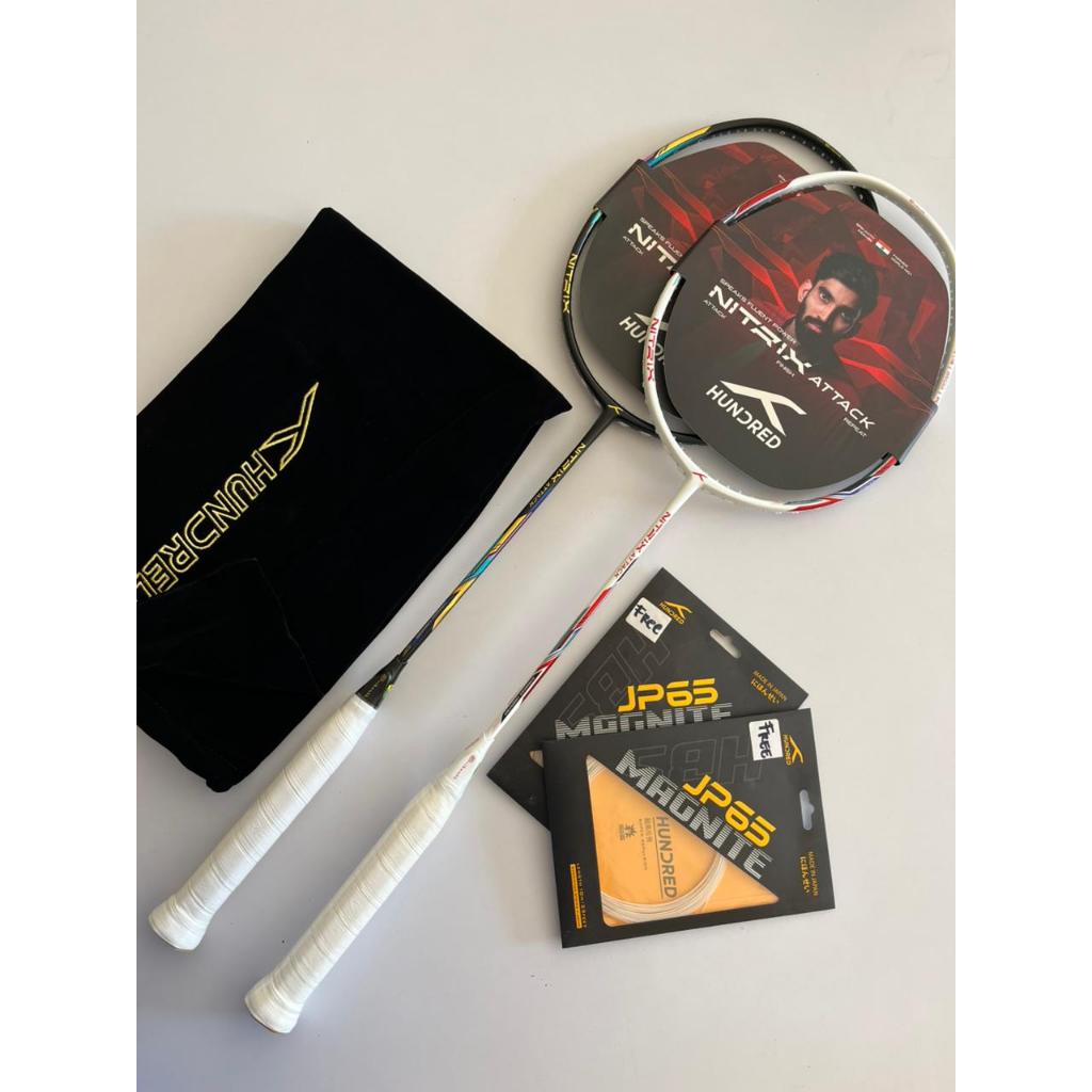 HUNDRED Nitrix Attack Series Badminton Racket | Shopee Malaysia