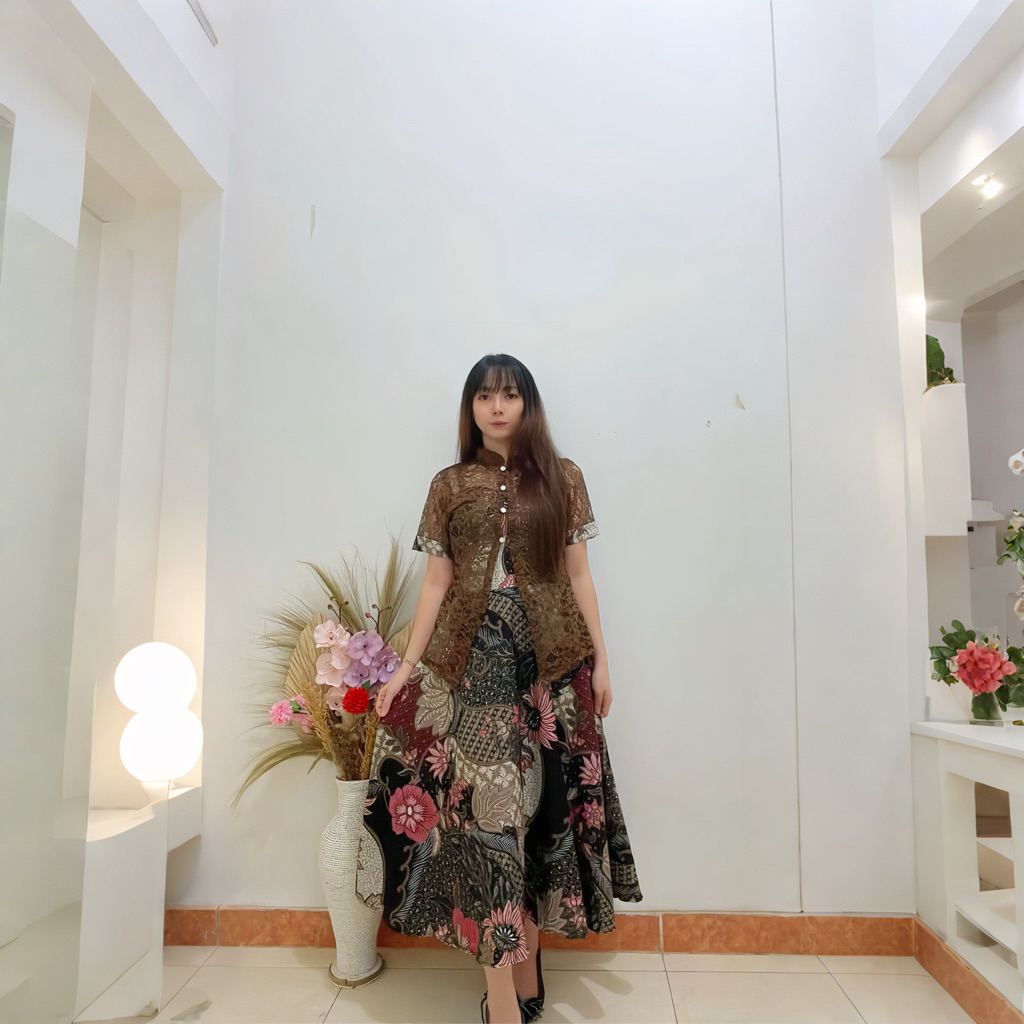 Tiara/ Batik Dress Christmas/ Dress Graduation Dress Church/ Dress Viral/  Dress Party Dress Viral Batik Dress Elegant Dress | Shopee Malaysia