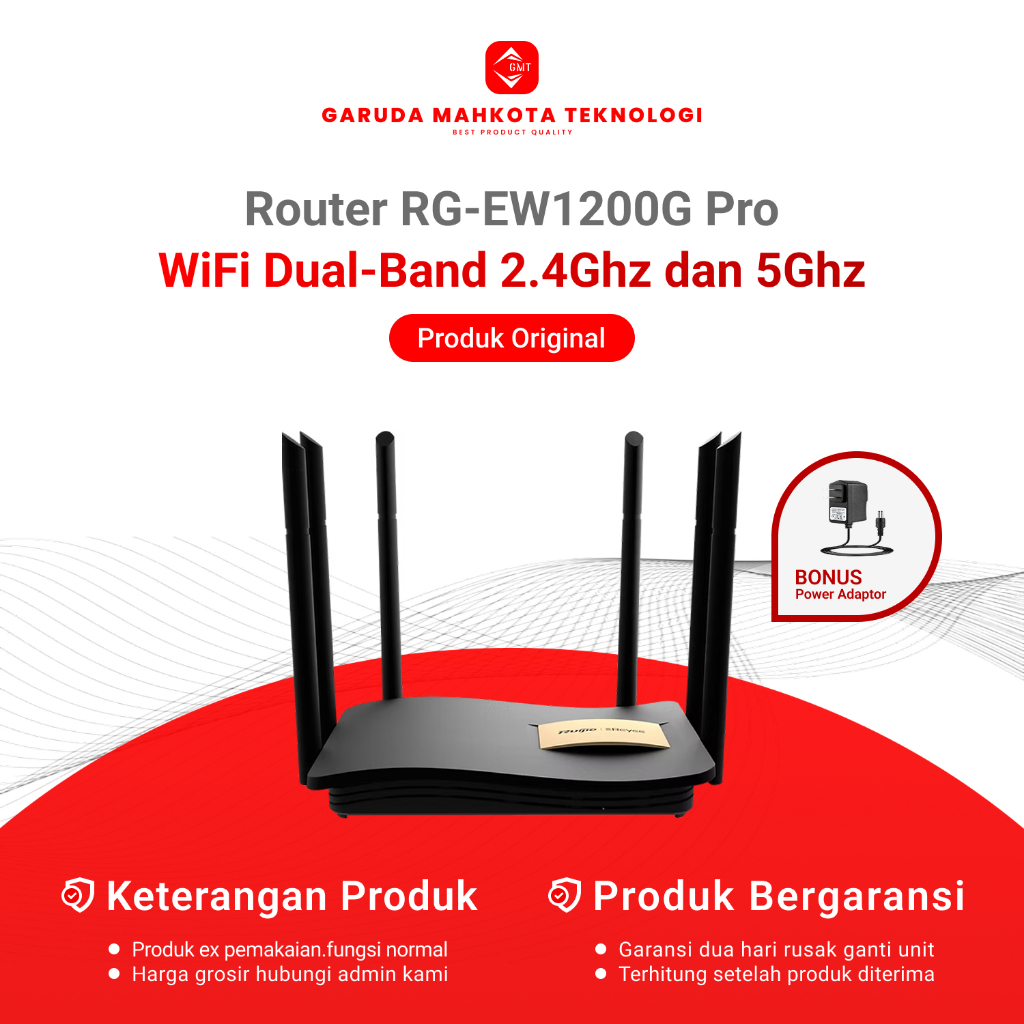 Ruijie Reyee RG-EW1200G PRO Dual-Band 2.4Ghz and 5Ghz Router Original ...