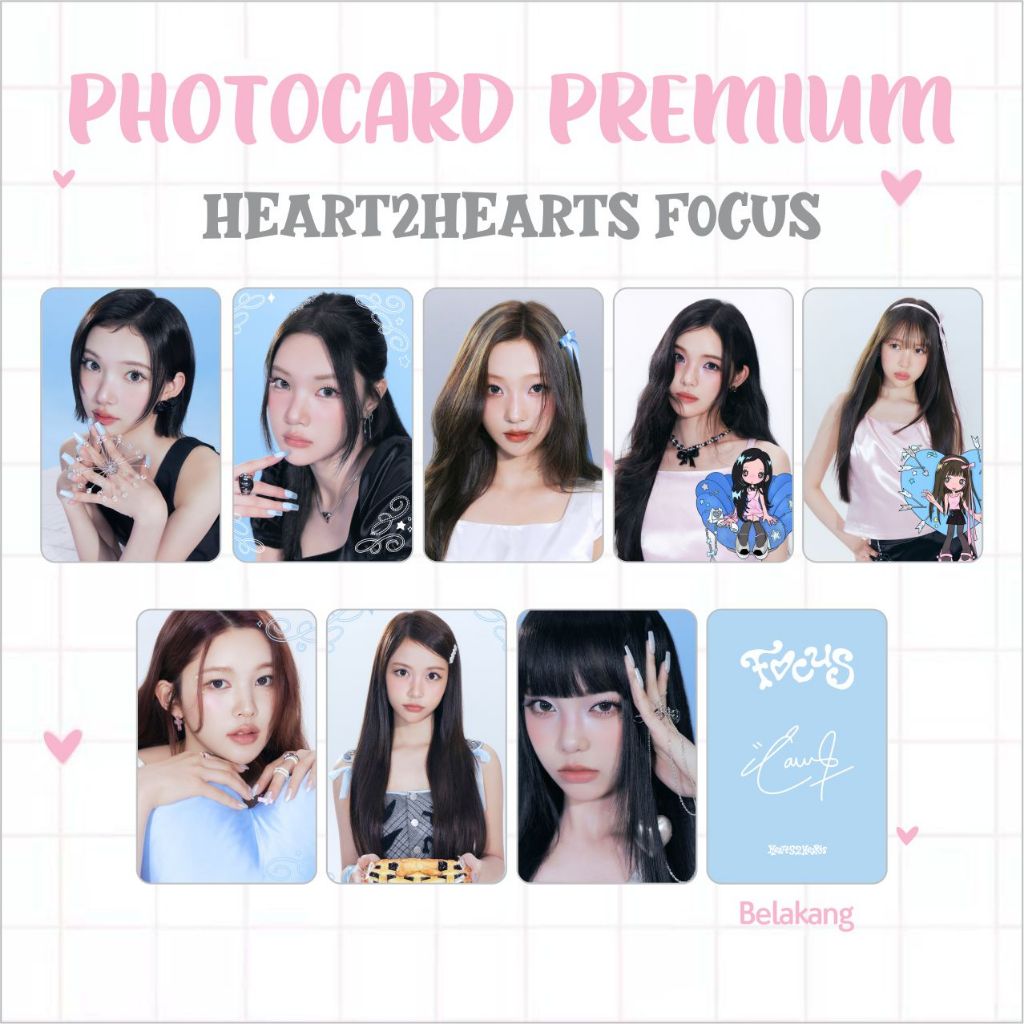 hearts2hearts h2h kpopmerch SHOPEE トレカ PHOTOCARD PC PREMIUM HEARTS2HEARTS H2H HATUHA THE CHASE STYLE RUDE