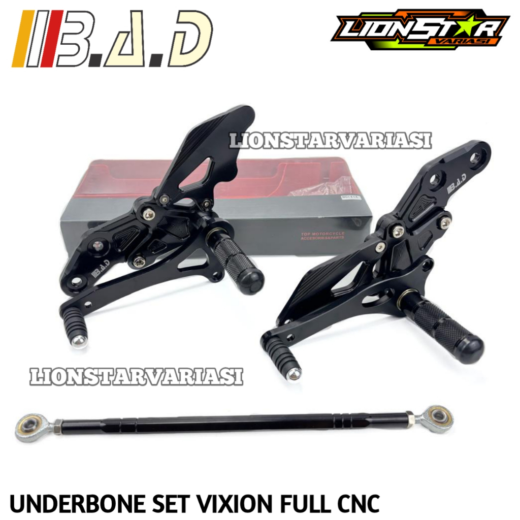 Underbone Vixion Underbone Footstep Folding Vixion Full CNC Xabre R15 ...