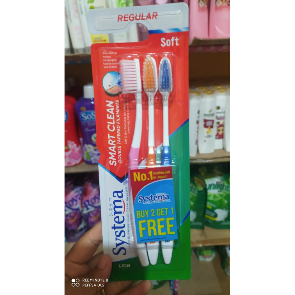 RAISA SYSTEMA Smart Clean Toothbrush 3pcs | Shopee Malaysia