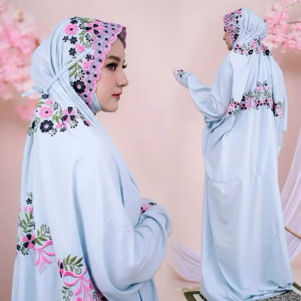 KATUN WHITE ADULT PRAYER CLOTHES FOR ISLAMIC BOARDING SCHOOL ...