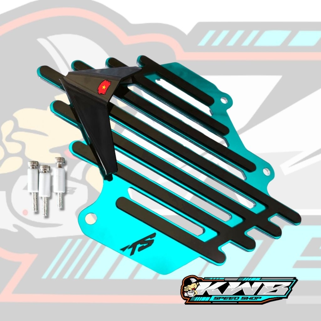 Airscope Radiator Cover with Vietnam Stripe Motif, Honda Pcx 150 Style ...