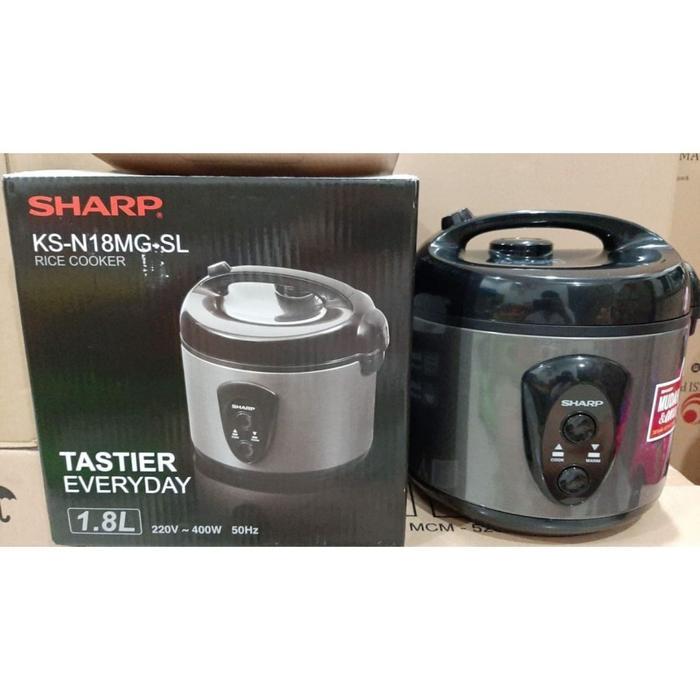 MAGIC COM SHARP KSN-18MGSL KSN 18MGSL 1.8Liter KSN18MG RD Rice Cooker ...
