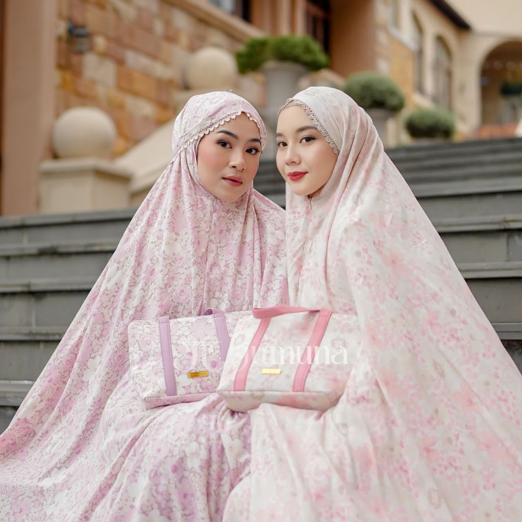 Jumuna - Premium Rayon 3-in-1 Adult Prayer Robe with Maldiva Motif ...