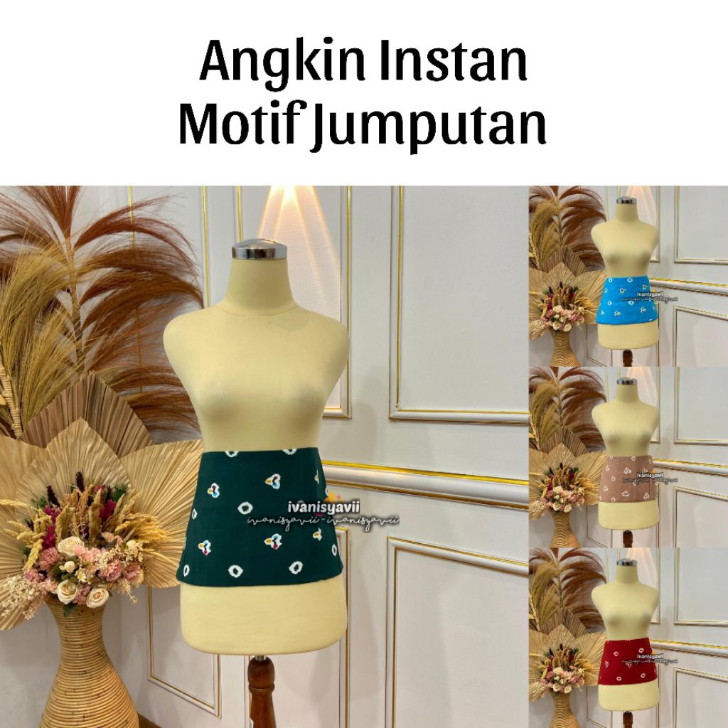 Instant Jumputan Angkin Bengkung | Complete Colors | Shopee Malaysia