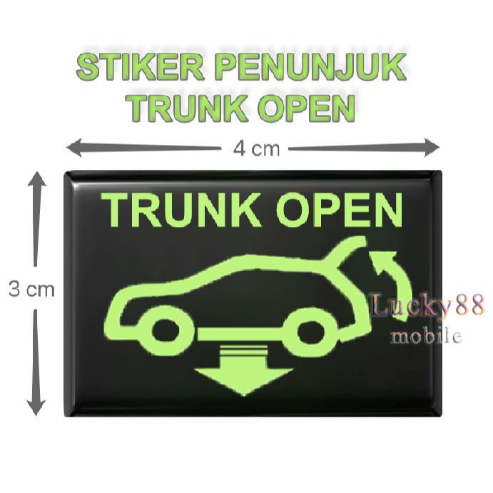 HYUNDAI Jelly Sticker Trunk Open Pointer for Geely EX5 Starray Aion V ...