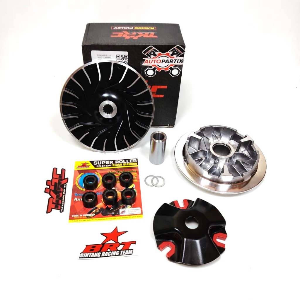 PULLY PACKAGE + ROLLER BRT PULLY ROLLER HOUSING TKRC NMAX AEROX LEXI ...