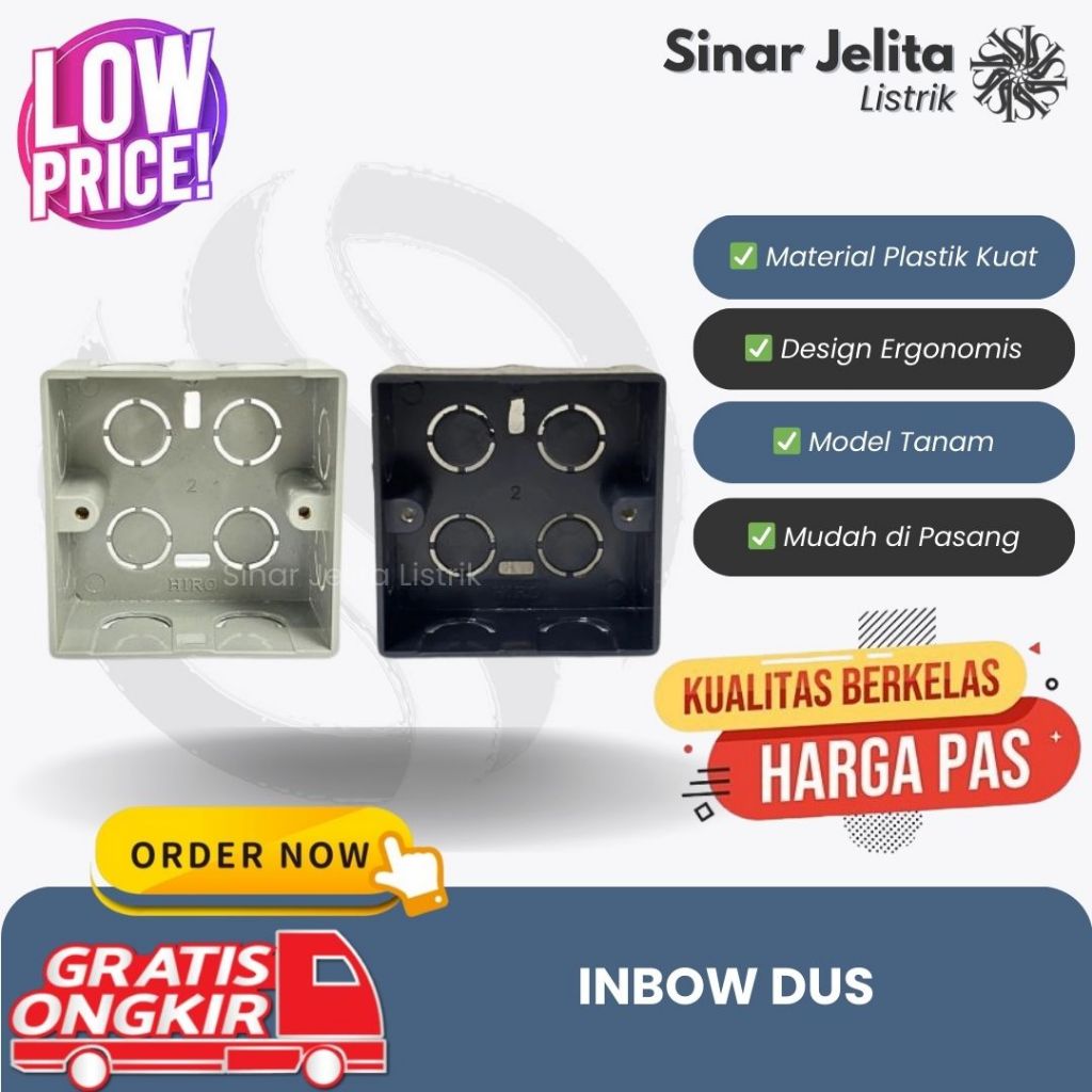 Inbow Box IB MK HIRO Grey Switch Holder for Neat and High Quality ...
