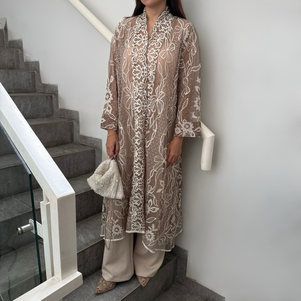 Nabo - (READY STOCK) Londiar Aurora Luxury Brocade Outer/ Premium Long ...