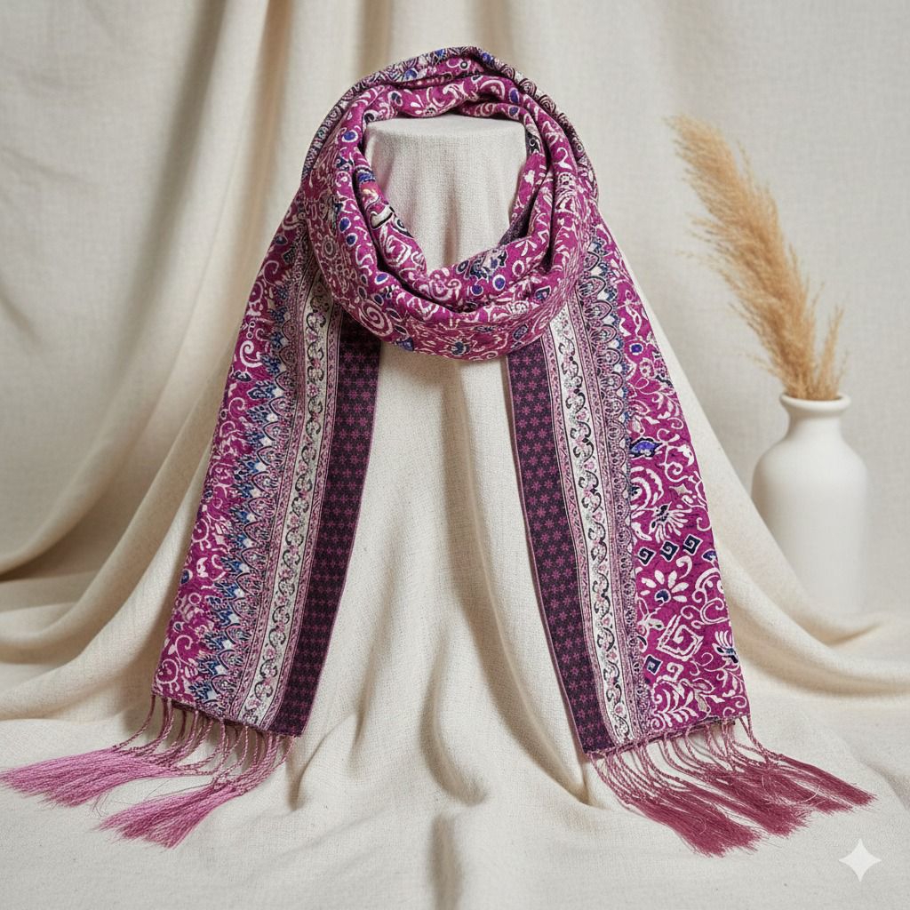 Hana Scaft Shawl, Fine Batik Pashmina Shawl bySC | Shopee Malaysia
