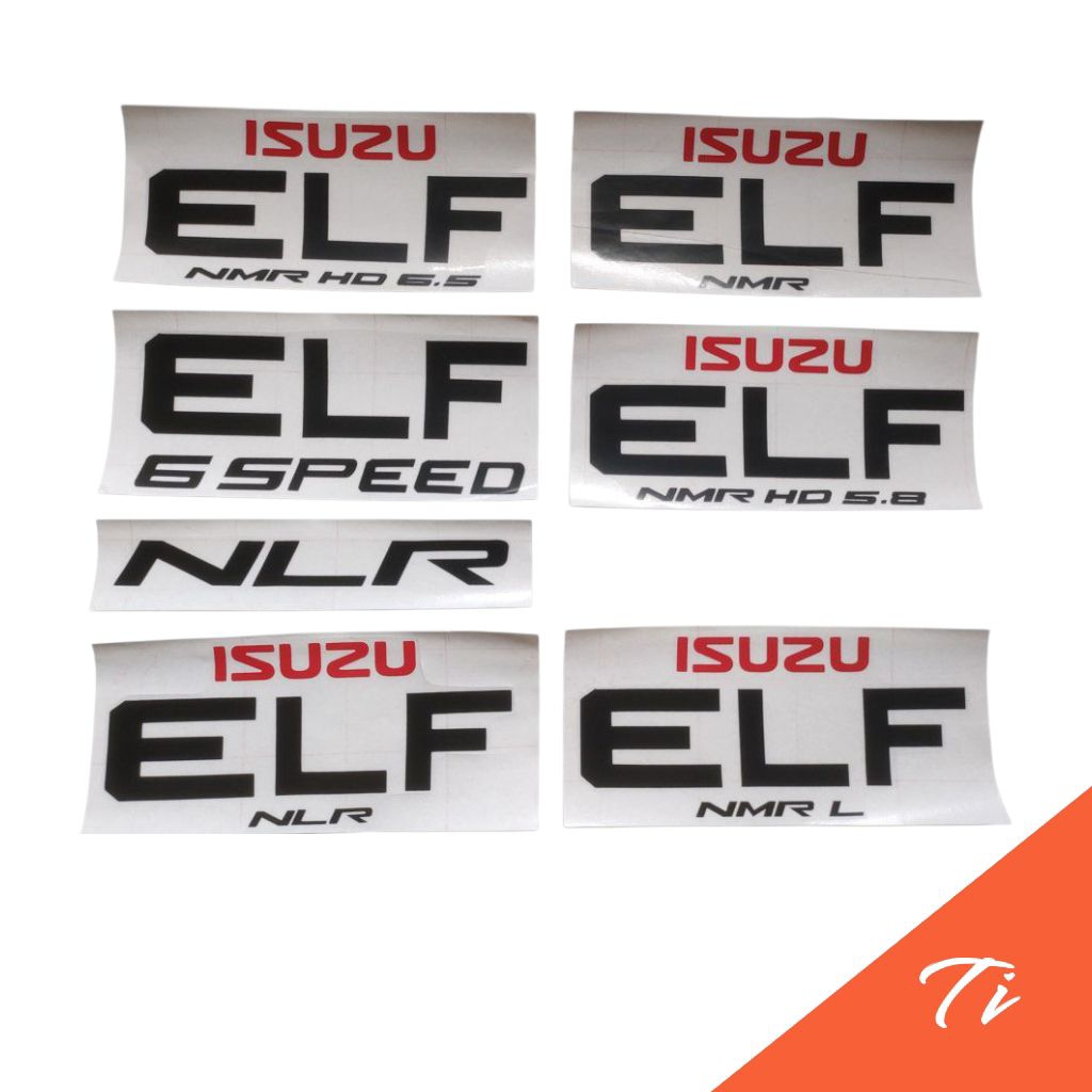 Isuzu Elf nmr hd stickers Elf nlr stickers Elf 6 speed stickers ...
