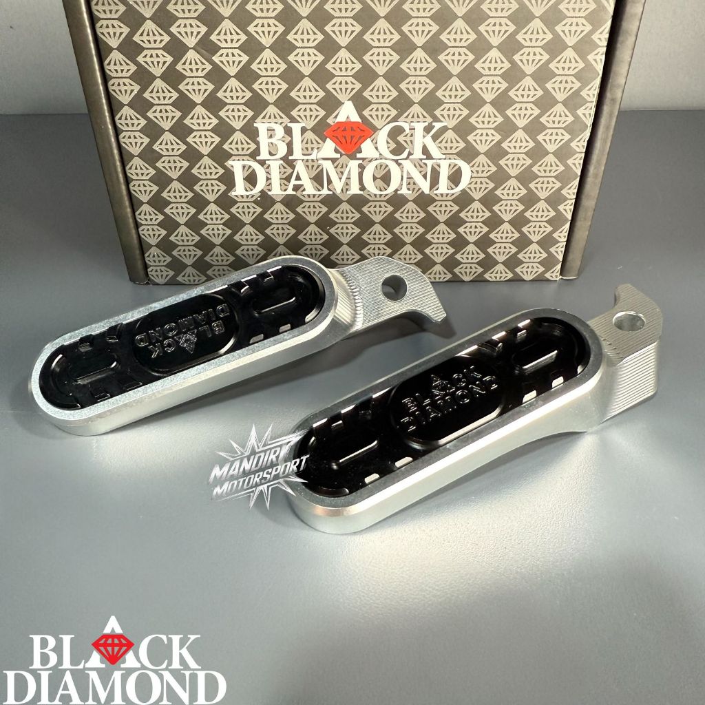 Footstep Rear Footrest Black Diamond BL-106 Full CNC NMAX TURBO NMAX ...