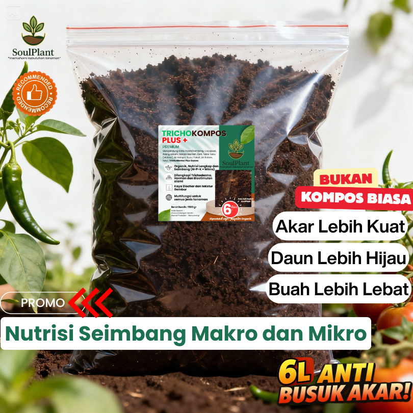 Trichoderma Plus Guano 6L SoulPlant Premium Compost Organic Fertilizer ...