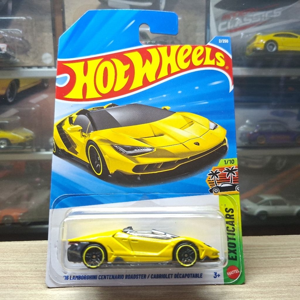 Hot Wheels 16 Lamborghini Centenario Roadster Yellow A 2026 Hotwheels 