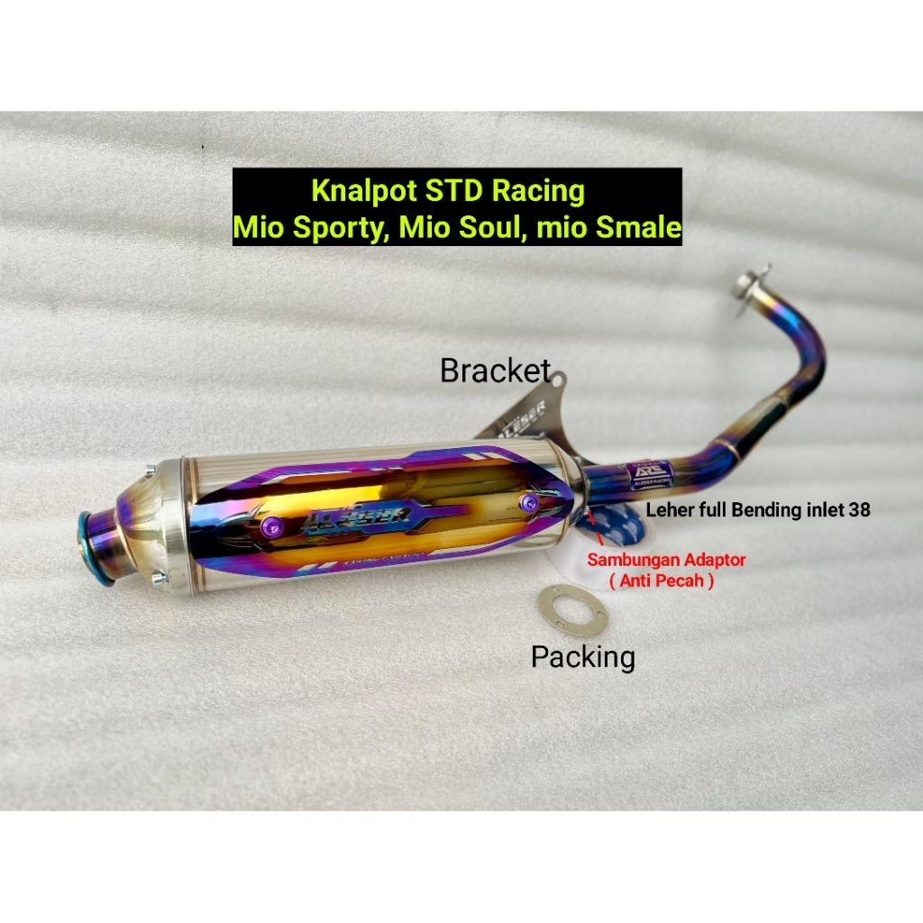 Standard Racing Exhaust Mio Sporty Bluemoon Original Kenochi Snout ...