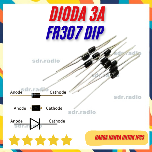 FR307 3A 1000V diode diode FR 307 3 a 1000 V diode fr307 3a dip ...