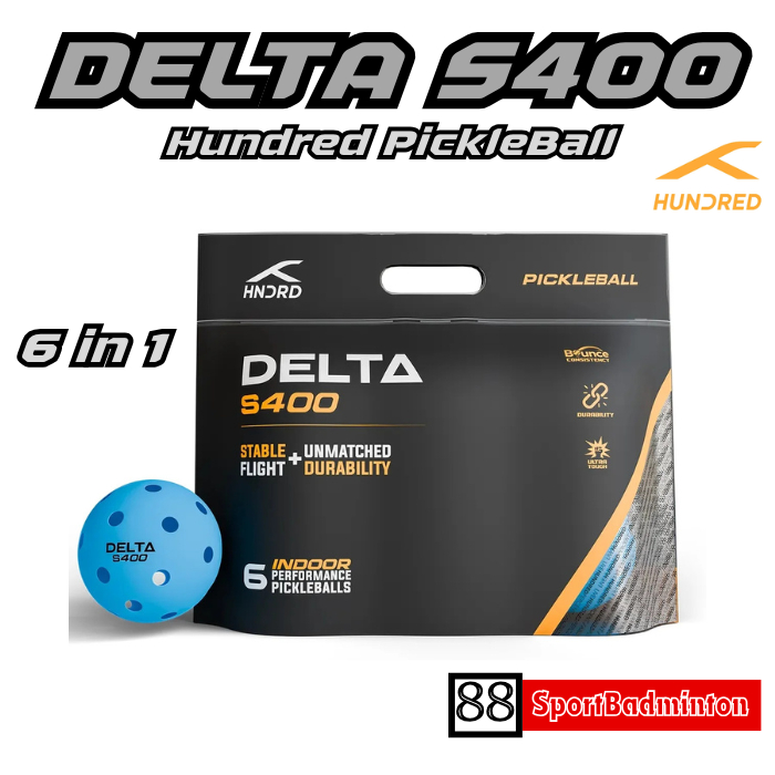 Hundred DELTA S400 (6 in 1) - Original Hundred PickleBall | Shopee Malaysia