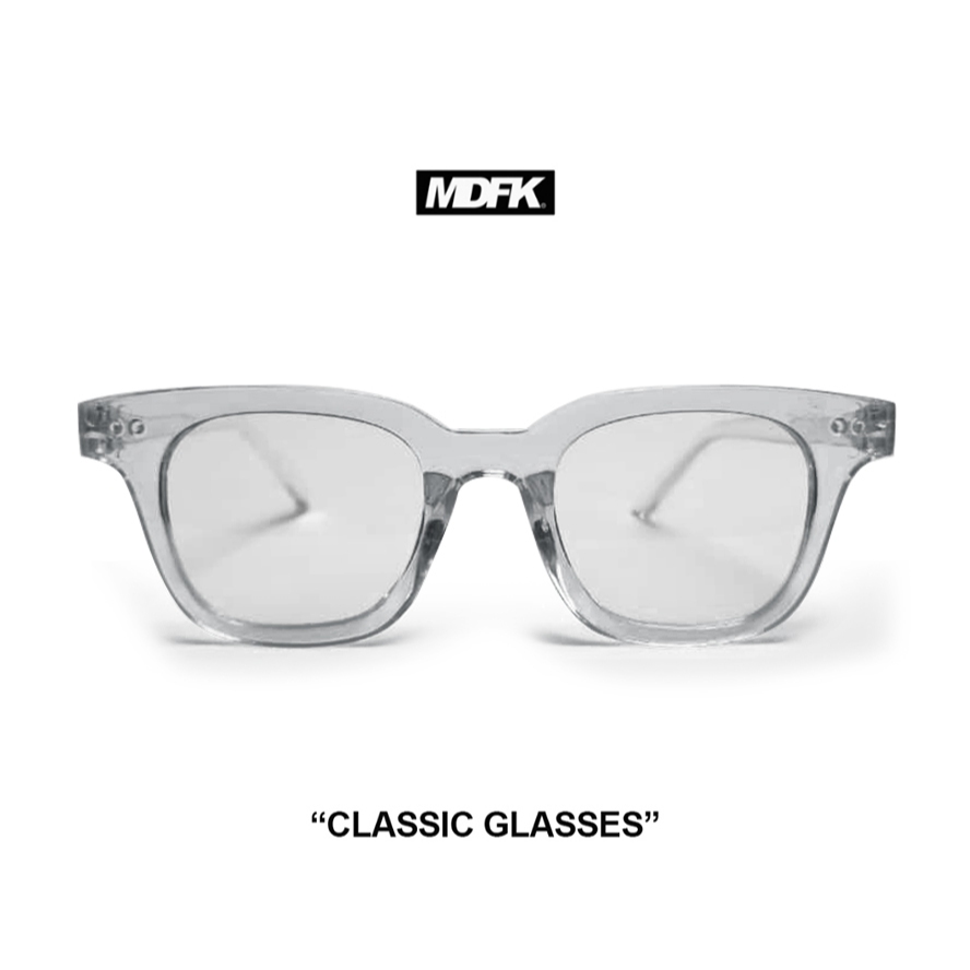 MDFK CLASSIC TRANSPARENT FRAME GLASSES (FREE POUCH) MDFK GLASSES ...