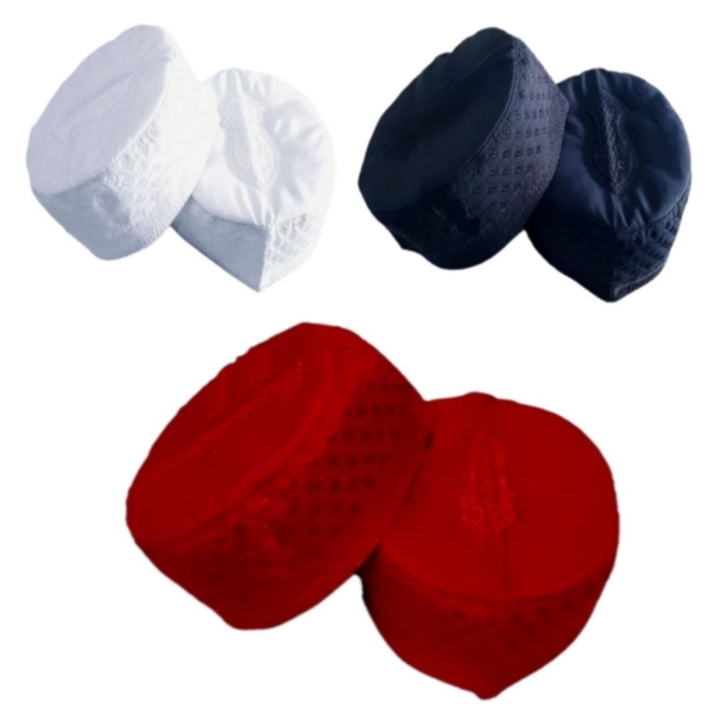Madinah Bugis Cap, Hajj Cap, White Cap, Trompah Logo, Super Quality ...