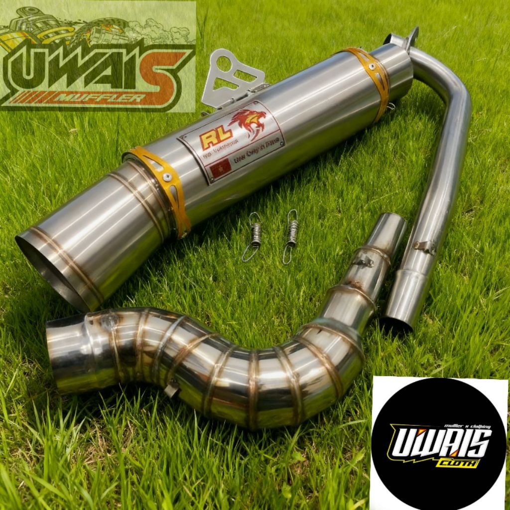 Rl Redleo exhaust 28mm pnp wave 110/ex5/wave 115/125/kriss 100/115 ...