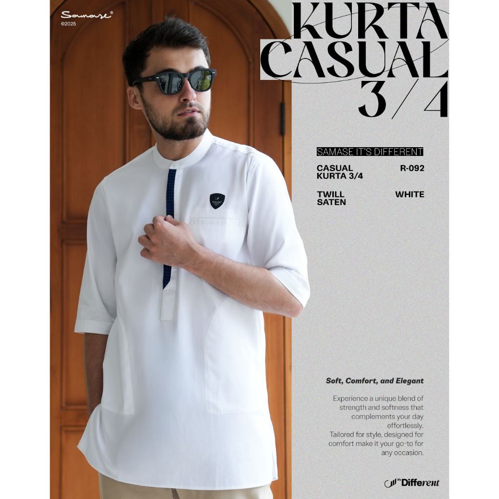 SAMASE Kurta Casual R092 3-Sleeved/4 Latest Original Samase Official ...