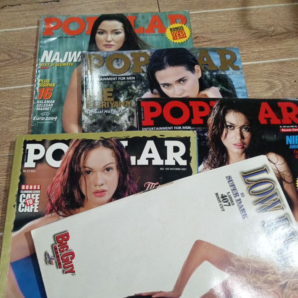 Popular magazines, 2000s edition, good condition, used, original ...