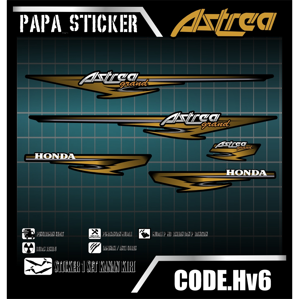 ASTREA LEGEND STRIPING IMPRESA/ LEGENDA2/ VARIATION/ LIST STICKER ...