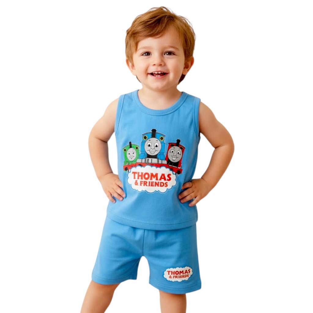 Thomas And Friends Kids Singlet Set | Shopee Malaysia