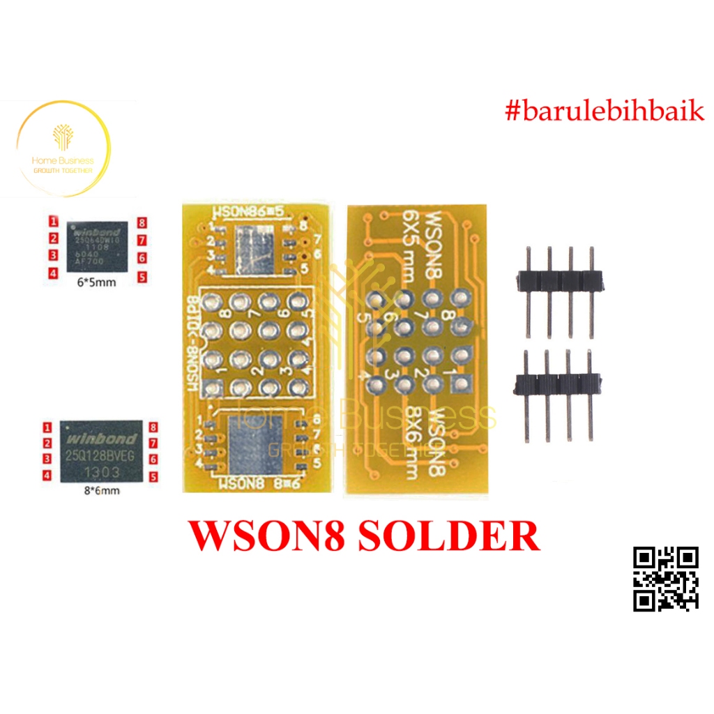 Adapter Programmer IC QFN8 WSON8 DFN8 To DIP8 Socket Socket Universal ...