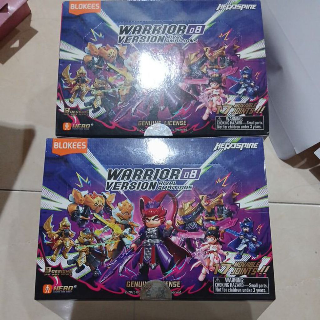 HeroBlokees INFINITY 08 Warrior Version 08 Lv Bu Zhang Liao Liu Bei ...