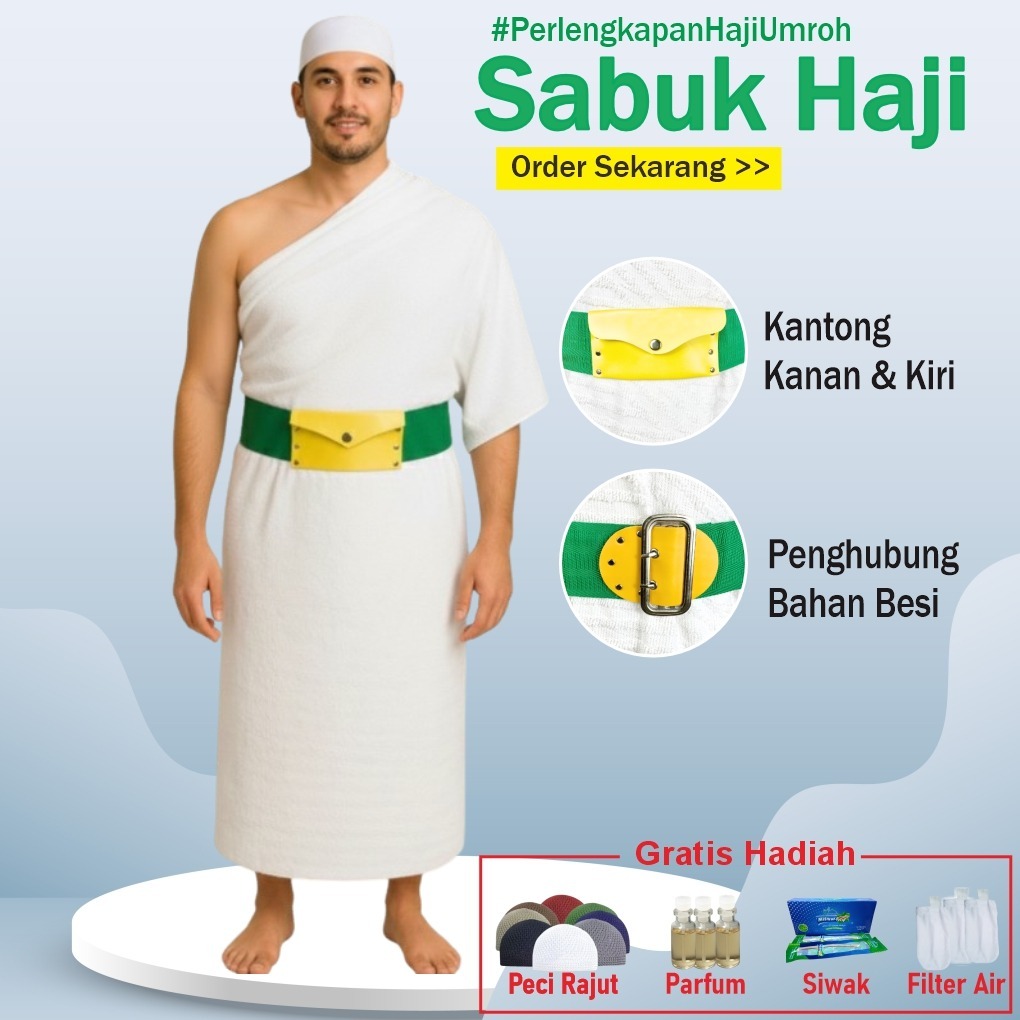 ADULT HAJJ BETAWI BELT/ PANGSI BELT IHRAM BELT SEAMLESS ALFIA | Shopee ...