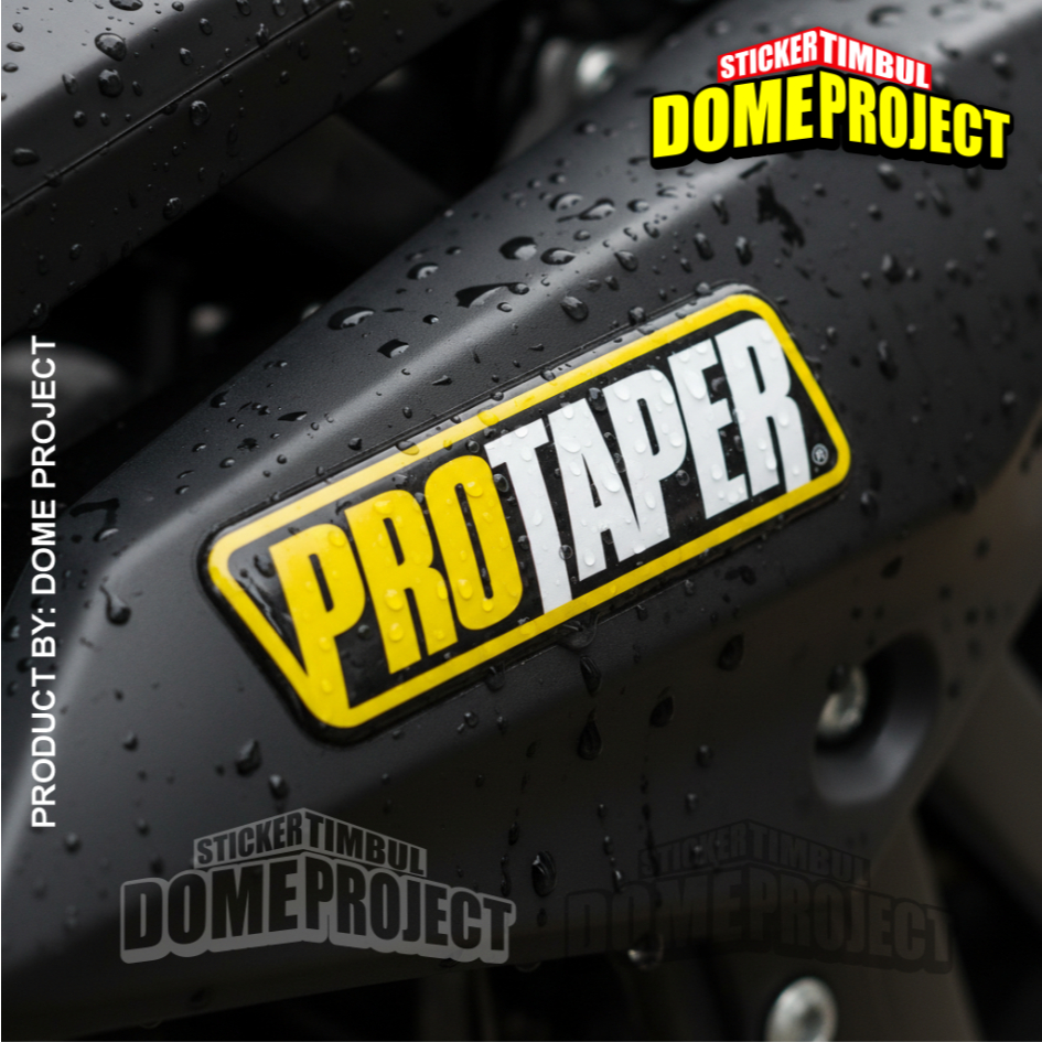 PROTAPER RAISED STICKER FLEXIBLE WATERPROOF EMBLEM STICKER MOTOR ...