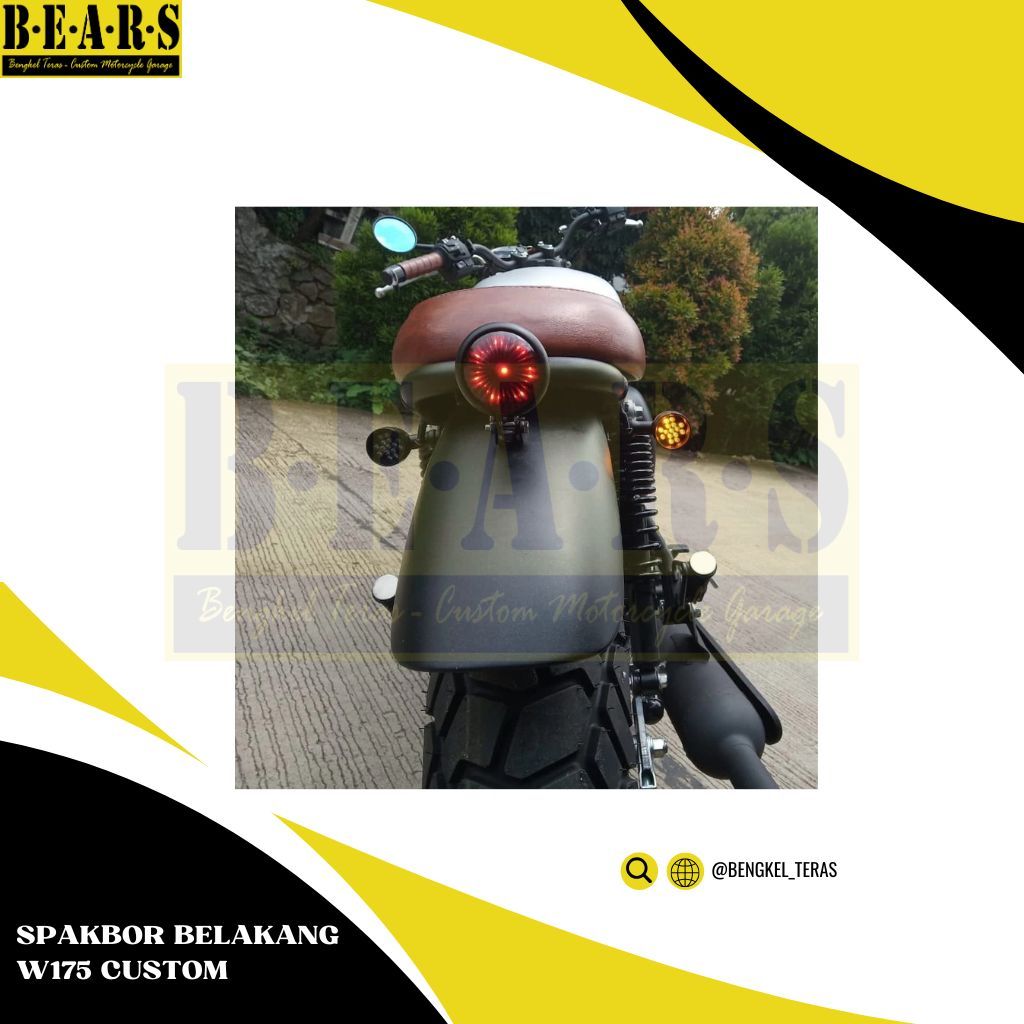 Custom Rear Fender kawasaki W175 PnP | Shopee Malaysia