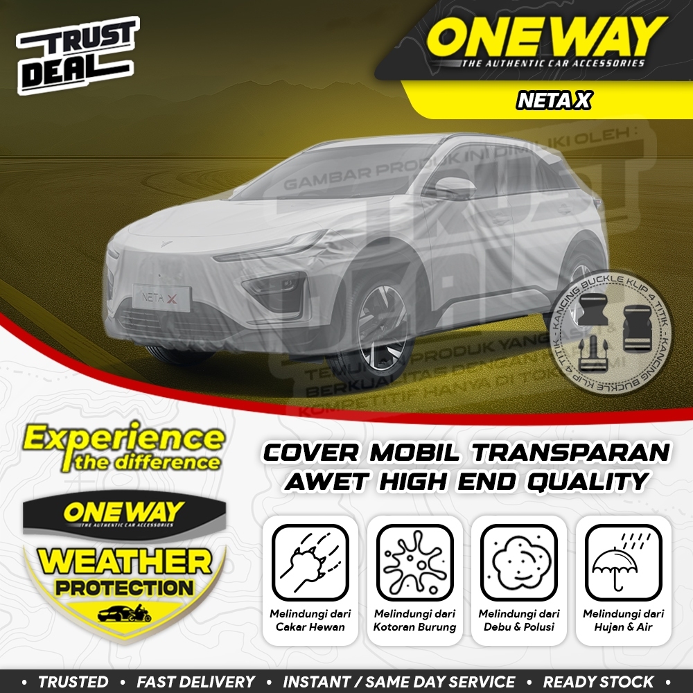 NETA X Waterproof Thick Transparent Plastic Car Cover | Shopee Malaysia