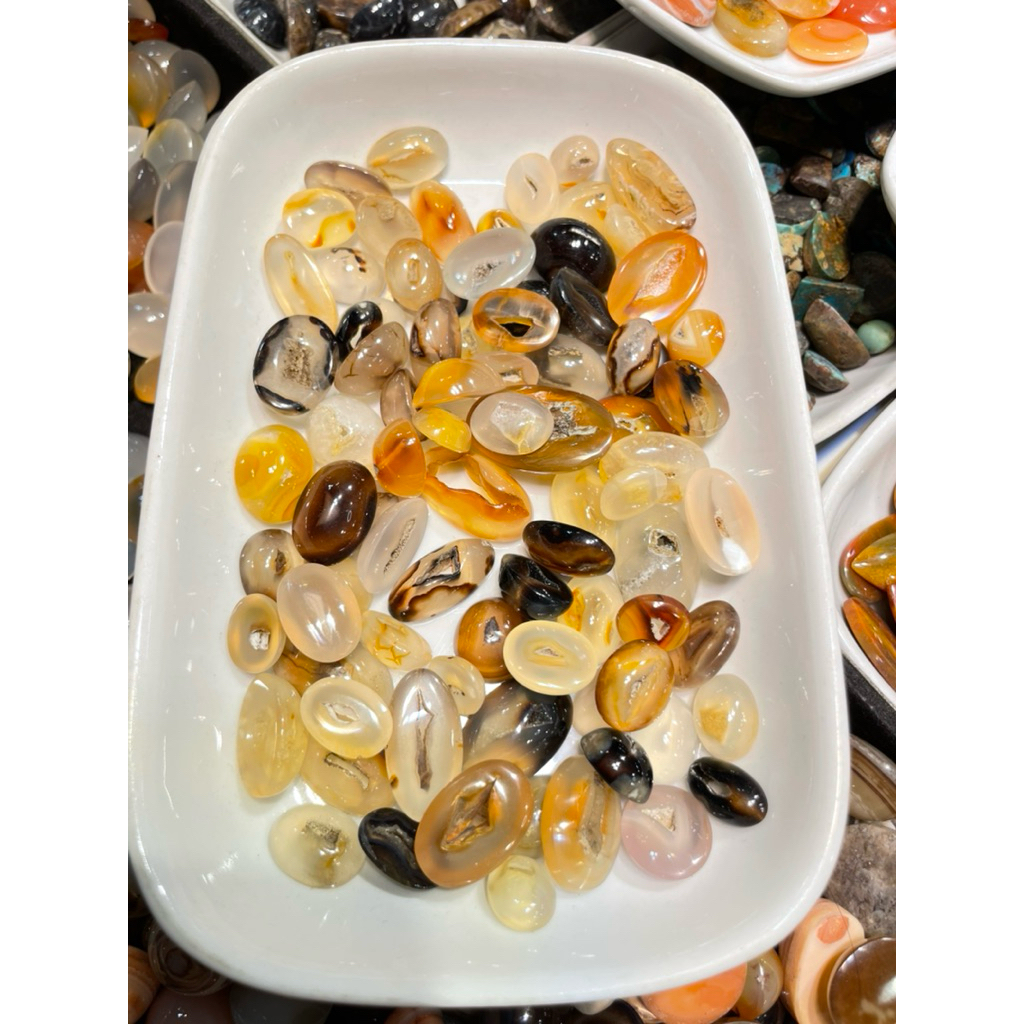 1 DOZEN OF GRADE COMBONG AGATE STONES a | Shopee Malaysia