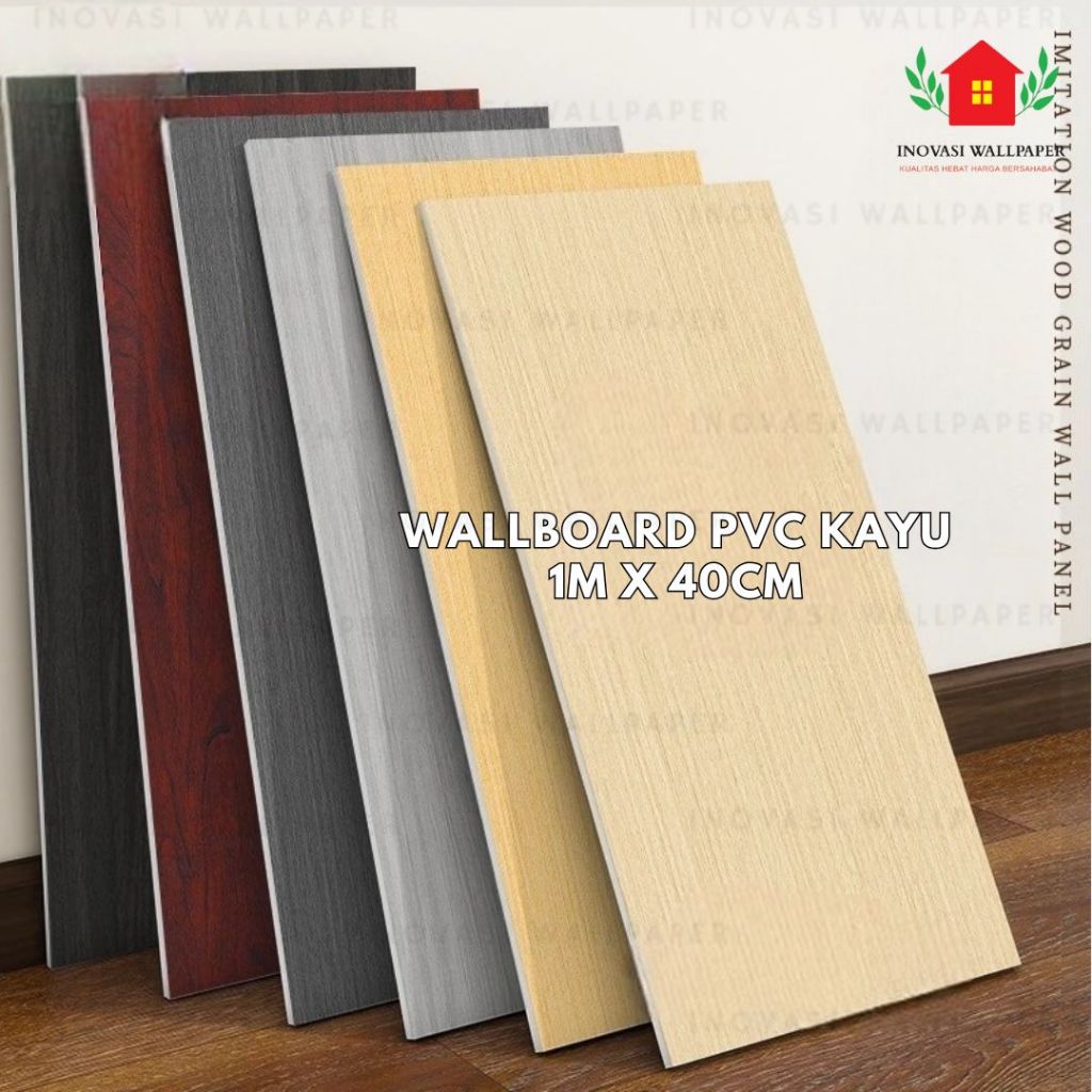 Wpc Wallboard Pvc Panel Wallboard Size 40 Cm X 1 M Anti-fungal Wood ...