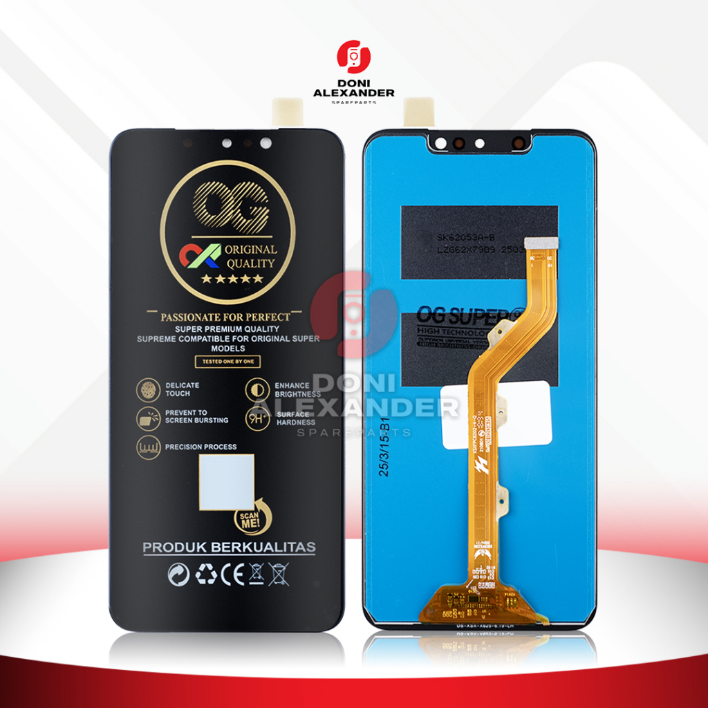 LCD TOUCHSCREEN INFINIX HOT 7 PRO X625 X625A X625B COMPLETE ORIGINAL 1 ...