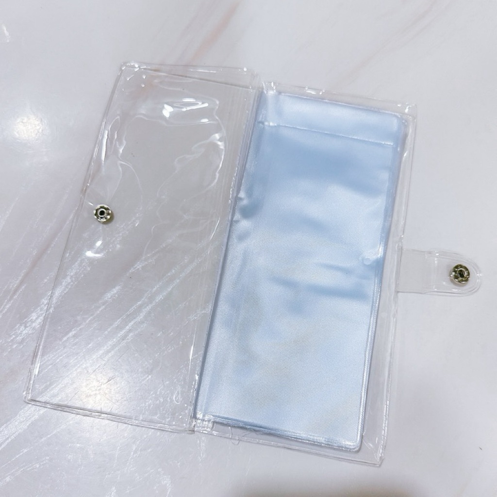 TRANSPARENT DISCIPLINE WALLET 32-SLOT FINANCIAL ORGANIZER WALLET ...