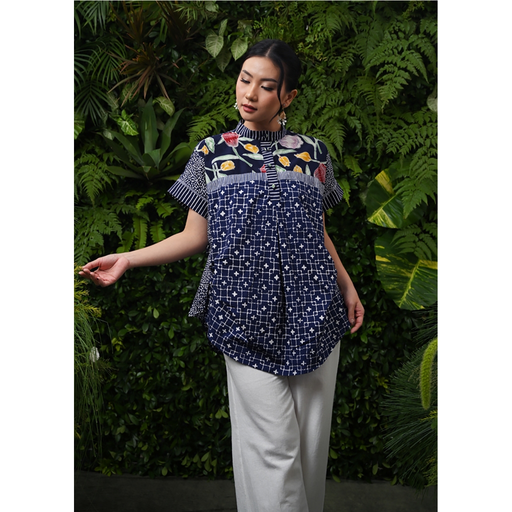 NONA RARA - Monara Encim T4959, modern women's batik blouse work ...