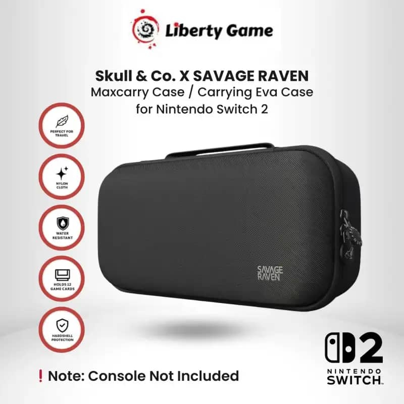 Skull & Co. x SAVAGE RAVEN Maxcarry Case Hard Shell Water Resistant ...