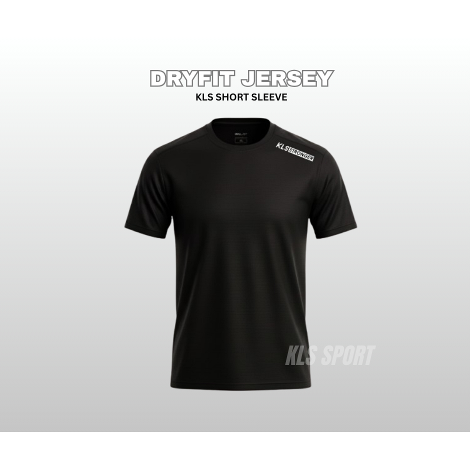KLS Dry-fit Running Jersey Men's and Women's Sports T-Shirt Jogging Gym ...