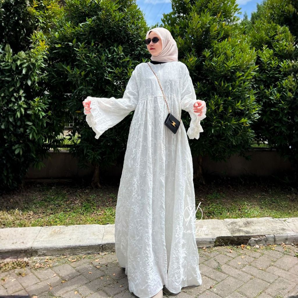 KATUN Raya Series - Noera Dress Busui Friendly Cotton Premium ...